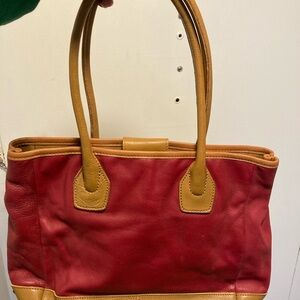 Stylish Two-Tone Tote Bag